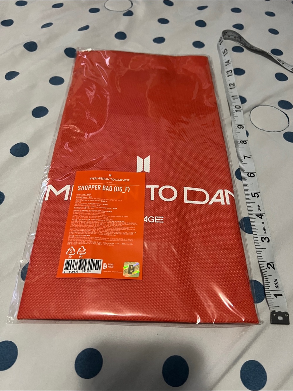 BTS Official Permission to Dance On Stage Shopper Bag